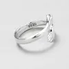 Anelli cluster design 925 sterling argento creativo personalità abbraccio di amore coppia armi anello aprire il regalo di gioielli un bel regalo