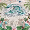 Stil Casablanca Sörf Kulübü 22ss Dalga Degrade Çiçek İpek Erkek Ve Kadın Uzun Kollu Gömlek