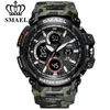 Smael Camouflage Military Watch Men Imperproof Dual Time Display Mens Sport Wristwatch Digital Analog Quartz Watches Male 1708 2106080350