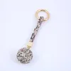 Keychains Explosive Rhinestone Claw Chain Ball Keychain Diamond Creative Pendant Gift for Girls Women Sieraden 6C285KeyChains
