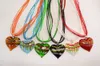 Mischfarbe Schmuck Frauen Party Halskette Herzform Lampwork Glas Murano Perle Halsketten Mode