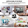 Autofocus 2K 1080P cam HD Microphone Anneau Lumière Ordinateur PC Caméra Avec Lampe LED Web Cam Skype OBS Vapeur