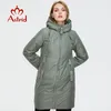 Astrid veste d'hiver mi-longue à capuche Design grande taille mode femmes chaud Parka femmes manteau AM-9726 211008