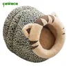 3 Size Pet Bed Creative Animal Dog Sheep Cow Shape Mat Winter Warm Nest Cat Kennel Sofa Sleeping Bag House Y200330