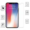 Pour iPhone 12 11 8 7 Pro Max XS Max XR plus Samsung A12 A32 A51 A21 A11 Protecteur d'écran en verre trempé avec emballage en papier 0,33 mm 2.5D 9H