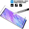 3D Curved Tempered Glass Telefon Skärmskydd för Samsung Galaxy S21 S20 Not20 Plus Ultra S10 S8 S9 Glasögon med Retail Package