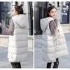 Automne et hiver gilet femme ample mi-long gilet femme grande taille veste sans manches femme 210923