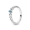 2019 100% 925 Sterling Silver Pre-Valentines 2020 Mina sanna färger Birthstone Collection Ring Fit Original Mode Smycken