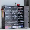 ABD Ayakkabı Rafı Büyük Kapasiteli Önyükleme Depolama 12 Cube Organzie Modüler DIY Plastik 6 Tier 24-96 Çift Ayakkabı Kulesi Kabin 2103062731