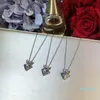 Мода Женщины Заявление Ожерелье Личность Простая Корона Подвеска Реальные 925 Стерлинговое Серебряное Ожерелье