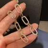 Hoop Huggie Groothandel 2021 Stijl Oorbellen Voor Vrouwen Ronde Ketting Lange Mode Luxe Sieraden Koreaanse Geschenken Gouden roestvrijstalen ontwerper