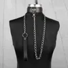 NXY Bondage Seksspeeltjes Voor Koppels Dames Gothic Leather Harnas Choker Power Punk Party Festival Sieraden Erotische Paren Game Shop 1211