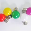 2021 1W Colorful E27 Bulb Led 3W Lamp e 27 Globe Lampada AC 220V SMD 2835 RGB Flashlight G45 Leds Spot Light Bomlillas