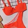AIUJXK Neon Cor Push Up Underwire Biquini 2021 Mulheres Sexy Lingerie Sumor de Verão e Panty Beachwear 2 Peça Swimsuit Underwear X0526
