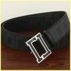 Genuine Leather Belt For Men Width 4.0cm Fashion Designer Belts Mens Buckle Letter Waistband Cintura Ceintures F Waistbands For Women Nice