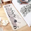 Cartoon Creative Bedroom Long Rug Super-density Fluffy Bedside Carpet med absorberande glidande badrum Dörrmatta Rugs 220301