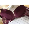 Sexy Mousse Women's Seamless Satin Bra Set Set Glossy Lace Push Up Up 34 Cup Deep Vneck Designer Bra и Panty Set 2016 T200602