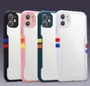 Running Shoes Cases Edge Antiskid Back Transparent Acrylic Shockproof Cover Lens Protect for iPhone 8 X XS XR 11 12 Pro Max Protective Case
