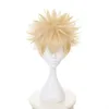 My Hero Academia Bakugou Katsuki Bakugo Short Wig Cosplay Costume Boku no Heat Resistant Synthetic Hair Men Wigs Y0913