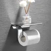 Roll paper holder 304 stainless steel toilet tissue hand tray mobile phone rack 210720