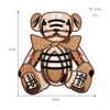 Big Size Towel Embroidery Cartoon Water Soluble Letter Bear Patch Fabric Custom Sew on Sticker Beads Patchwork Appliques for Clothing Bag Backpack