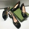 Femmes Slingback mi-talon pompe blanc peau de vache chaussures habillées talons hauts sandales de créateur Python imprimé cuir chaussures carrées 273