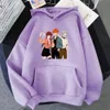 Anime Fruit Mand Print Hoodies O-hals Lente Tops Crop Top Dames Grappige Pullovers Dames Ulzzang Harajuku Sweatshirt Streetwear Y0820