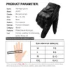 Motorcycle Gloves Touch Screen Windproof Breathable Leather Glove racing cold-proof anti-fall waterproof warm gloves H1022