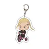 10 pièces Tokyo Revengers Anime Cosplay porte-clés Manjiro Ken Takemichi Hinata Atsushi Chibi Kawaii sac pendentif Fans Collection accessoires G1019