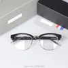 Moda Okulary Okulary Ramki York Marka Thom Eyeglasses Mężczyźni Kobiety TB016 Okulary Vintage Spektakl Retro Okulary Rama Czyta Okulary Oculos De