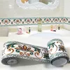 PVC auto-adhésif étanche 3D autocollant mural cuisine salle de bain coup de pied ligne taille papier peint frontières amovible autocollants décor