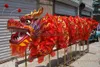 Helt ny kinesisk vårdag scen slitage röd drake dans original folkfestival celebration kostym traditionell kulturkläder th238f