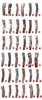 6個の男性女性日焼け止め手の偽のタトゥーカバータトゥースリーブ紫外線クールスリーブカフススポーツ弾性ストッキングアーム