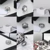 2020 Ny mäns ring högkvalitativ bredd mode varumärke vintage gravyr par ring bröllop smycken gåva kärlek orädd par skelett par kärlek ring box