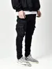 Jeans Male Pants Casual Cotton Denim Trousers Multi Pocket Cargo Men Fashion Style Pencil Side Pockets Z77T