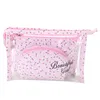 Fashiona Three Piece Makeup Bag Set Двойной слой сетки Водонепроницаемые ПВХ Косметические Сумки Путешествия Большой Емкость Портативная стирка