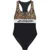 2021 جديد قطعة واحدة ملابس السباحة أحادية الكتف الإبداعية إلكتروني مطبوعة الرسن bikini13