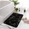 Honlaker bad mat zwart en wit klassieke geometrische patroon super zachte absorberende badkamer deur mat antislip bad tapijt tapijt 211130