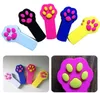 Pets Supplies Cat Footprint Shape LED Light Laser Toys Tease Funny Cats Rods Pet Toy Creative 5 Colors SN2491