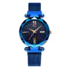Nouveau style étoilé de gueule de montre pour femmes étoiles magnétique Milan Mesh Socle Watch One Piece Drop Watch26074450836