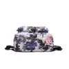 Mulheres Mochila Diária para Escolar Adolescente Meninas Flores Impressão de Viagens Mochilas Casuais Mochila Floral Mochila Escola Mochilas X0529