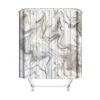 Shower Curtains Art Marble Print Curtain Modern Bathroom Decor Bathtub Thick Waterproof Cover G5k7