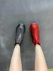 Laarzen 2021 Rhinestone Platform Wiggen en enkel korte damesschoenen