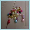 CAPS FUNKTIONSKOMPORENTER JEYBER HALF PLASTISK PEARL PEAR BACK BACK UPPRAKBOK /8MM FLATBACK PEADS GENTER Mix Color Diy Wedding Decoration -B