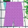 Full Letter Print Shorts Maillots De Bain Haute Élasticité Femmes Court 4 Couleurs Personnalité Designer Lady Marque Pantalon De Plage