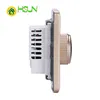 86 Type Air Conditioner Fan Volume Switch S5 Stainless Steel switch with Four Adjustable Wall Panel