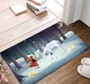 Chrismas Purple Carpets Creative Rugs Bedside Decorative Floor Area Rug For family Bedroom Nylon Printed Thick Mats red Chair Mat