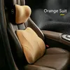Almofadas de assento Carco de travesseiro de pescoço do carro Protetor Viagem Solução de cintura para crianças e adultos Acessórios de instalação fáceis