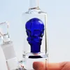 7,8 pouces Cintrage Cou Brûleur À Huile Narguilé Tuyau En Verre D'eau Coloré Fumer Bécher En Verre Percolateur Bong Fristted Disque Shisha Tabac Dab Rig Tuyaux 14mm Joint Femelle