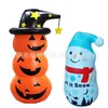 Inflatable Pumpkin Man tumbler PVC Halloween toy decorative props